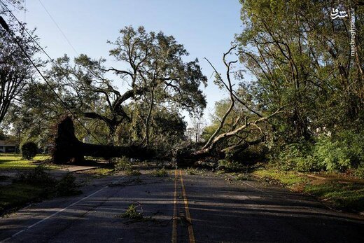 ببینید طوفان دلتا با آمریکا چه کرد