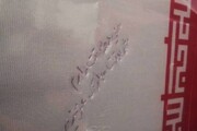 ببینید | دست نوشته همسر شهید بلباسی روی تابوت همسرش