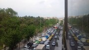 ترافیک سنگین‌ در ورودی پایتخت