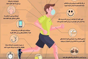 اینفوگرافیک | چگونه همیشه تندرست و قبراق بمانیم؟