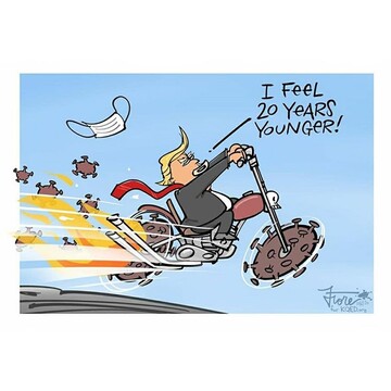 ببینید: ترامپ ۲۰سال جوان‌تر شد! 