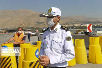 کنترل و تردد خودروها در مبادی ورودی خروجی تهران