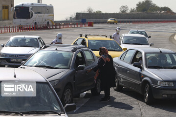 کنترل و تردد خودروها در مبادی ورودی خروجی تهران