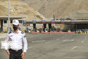 کنترل و تردد خودروها در مبادی ورودی خروجی تهران