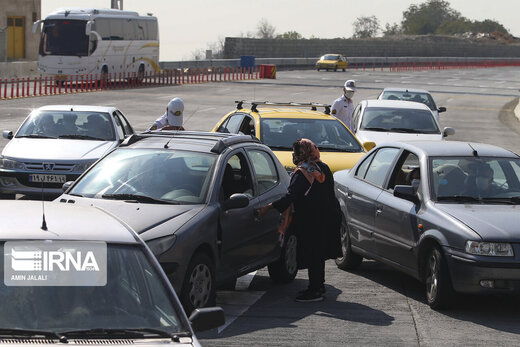 کنترل و تردد خودروها در مبادی ورودی خروجی تهران