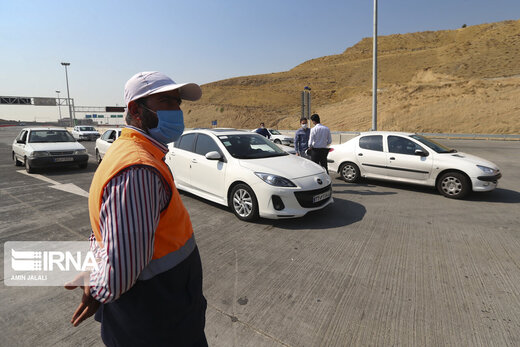 کنترل و تردد خودروها در مبادی ورودی خروجی تهران
