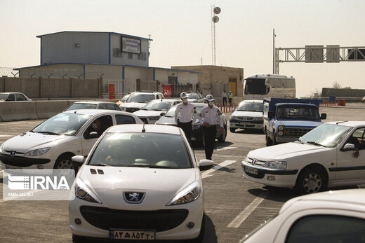 کنترل و تردد خودروها در مبادی ورودی خروجی تهران