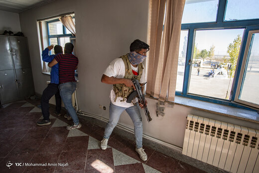 مانور پدافندی مقابله با عملیات تروریستی در مراکز حیاتی - همدان