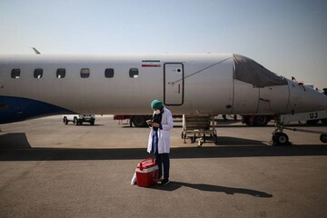 انتقال هوایی موفق قلب پیوندی
