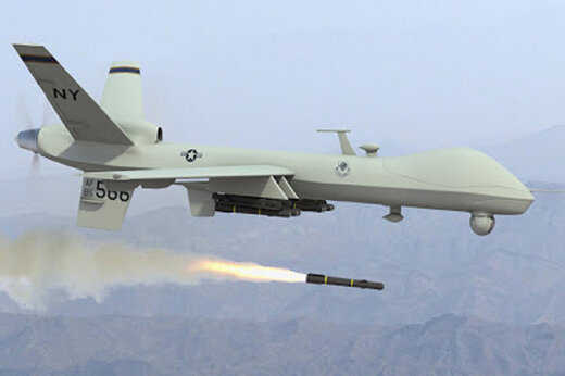 ببینید | حمله پهبادی سفره دو سرکرده سازمان تروریستی القاعده را پیچید