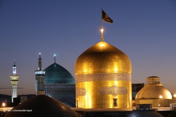 مراسم خطبه خوانی شب شهادت حضرت امام رضا (ع) - حرم مطهر رضوی