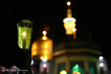 مراسم خطبه خوانی شب شهادت حضرت امام رضا (ع) - حرم مطهر رضوی