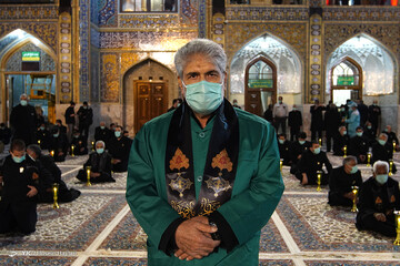 مراسم خطبه خوانی شب شهادت حضرت امام رضا (ع) - حرم مطهر رضوی