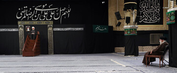 مراسم عزاداری شهادت امام رضا(ع) در حضور رهبر انقلاب