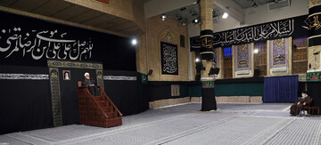 مراسم عزاداری شهادت امام رضا(ع) در حضور رهبر انقلاب