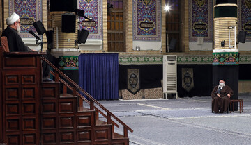 مراسم عزاداری شهادت امام رضا(ع) در حضور رهبر انقلاب