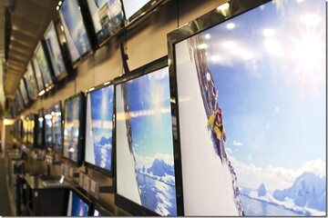 تلویزیون ۱۳۵ میلیونی در بازار تهران/جدیدترین قیمت‌ها در بازار لوازم تصویری