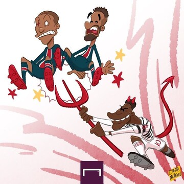 ببینید مدافع جوان با نیمار و امباپه چه کرد!