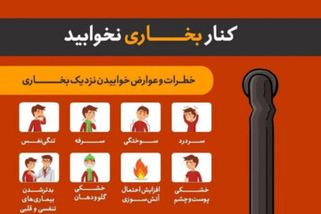 ببینید | توصیه جدی برای فصل سرما: لطفا کنار بخاری نخوابید!