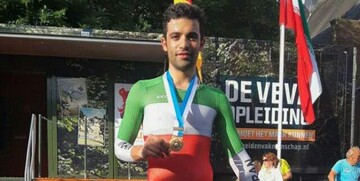 مصدومیت شدید قهرمان دوچرخه‌سواری ایران/عکس