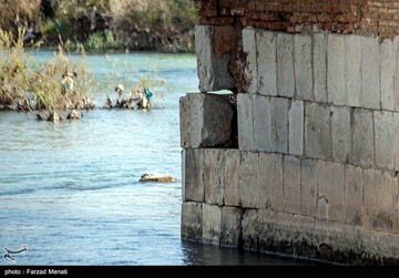 پل کهنه ساسانی در آستانه تخریب