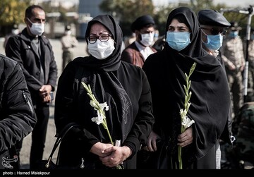 تشییع پیکر شهید مدافع سلامت سرهنگ مرتضی خوشوقت