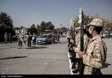 تشییع پیکر شهید مدافع سلامت سرهنگ مرتضی خوشوقت