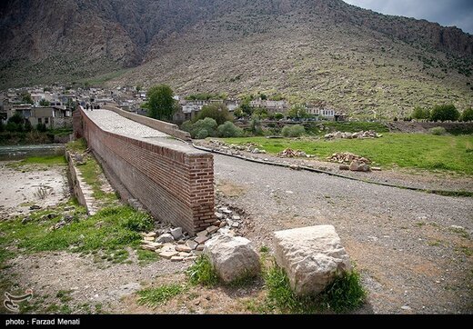 پل کهنه ساسانی در آستانه تخریب