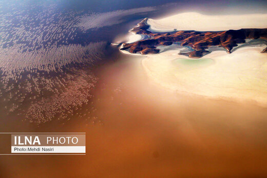 عکسهای هوایی از دریاچه ارومیه