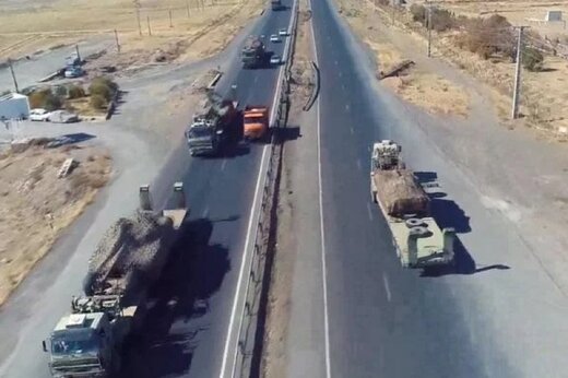 استقرار نیروهای سپاه پاسداران در مرز آذربایجان و ارمنستان +عکس