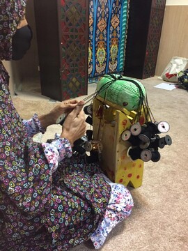 نخستین آزمون عملی و تئوری رشته زری بافی