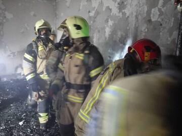 حادثه آتش‌سوزی در یک منزل مسکونی واقع در پاسگاه نعمت آباد، شهرک احمدیه