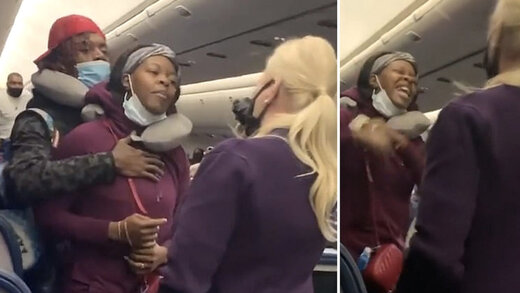 ببینید | کتک‌کاری خبرساز در هواپیما مقابل چشم مسافرین