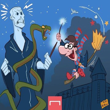 ببینید: مسی هری پاتر شد!