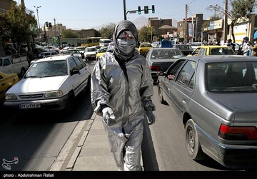 نمایش خیابانی بهداشت در ایام کرونا - همدان
