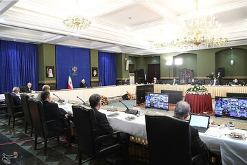 تصاویر | جلسه ستاد ملی مبارزه با کرونا با حضور رئیس جمهور