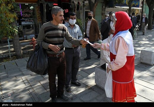 نمایش خیابانی بهداشت در ایام کرونا - همدان