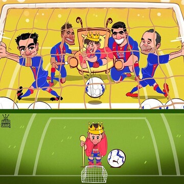 تفاوت این مسی با مسی فصل قبل رو ببینید!