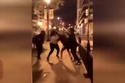 ببینید | دعوا و چاقوکشی در خیابان نزدیک به کاخ سفید