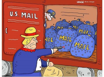 حمله ترامپ به آرای پستی رو ببینید!