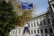 تصاویر | عکس‌های جالب رویترز از اعتراضات سراسری بعد از انتخابات در آمریکا!
