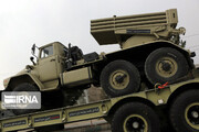 تصاویر | تصاویری از استقرار جدیدترین ادوات نظامی ارتش در مرز قره‌باغ