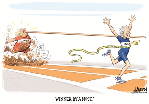 ببینید: دماغ ترامپ هم به کمکش نرسبد!