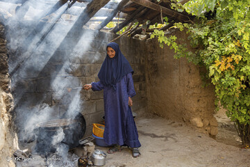 رب گیری انار در آیین سنتی «ناردُنگ»
