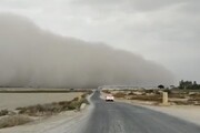 ببینید | طوفان وحشتناک خاک در رامشیر