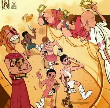 ببینید: لشکر فوتبالیست‌های مصدوم رسیدن! 