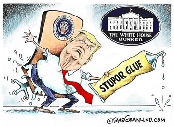 ببینید: ترامپ می‌خواد بره، اما نمی‌تونه!