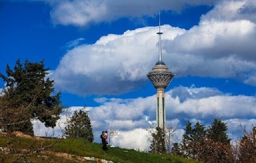 هوای تهران پاک شد/کاهش دما در پایتخت
