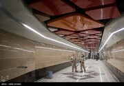 ایستگاه متروی برج میلاد در آستانه افتتاح