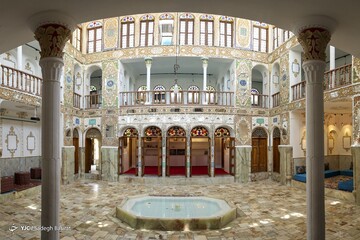 تصاویری از زیباترین خانه‌ اشرافی دوره صفویه در اصفهان